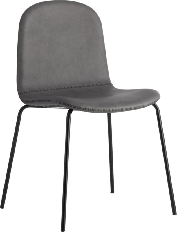 Primitivo Grey Faux Leather Chair - Image 4