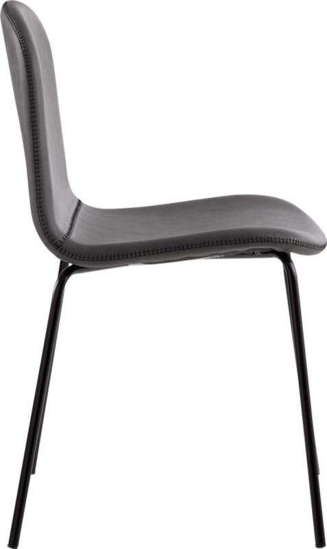Primitivo Grey Faux Leather Chair - Image 5