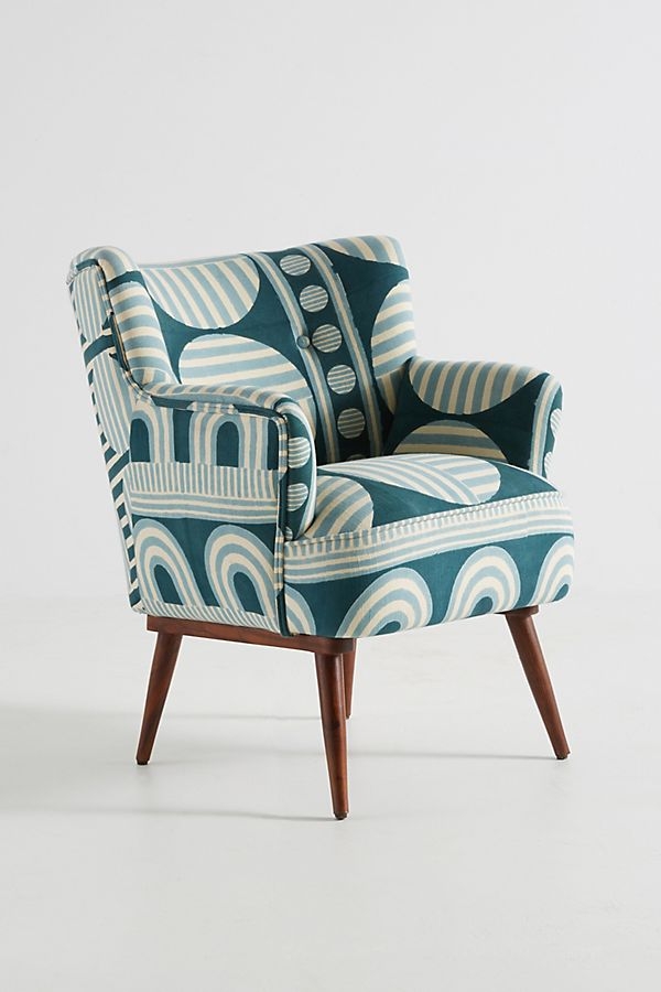 Ulla Accent Armchair - Blue - Image 1