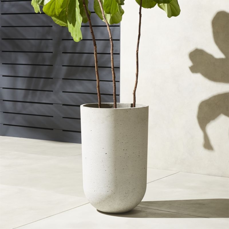 Seminyak Grey Cement Indoor/Outdoor Planter Mini - Image 5