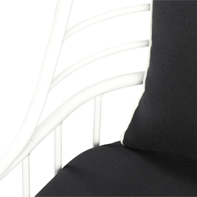 Breton White Metal Dining Chair - Image 5