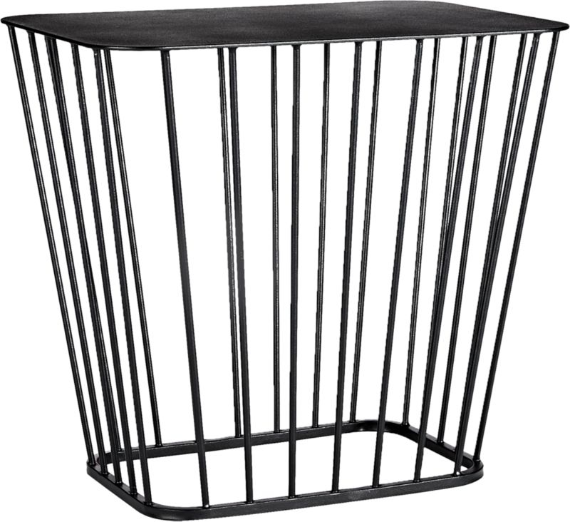 Black Wire Side Table - Image 2