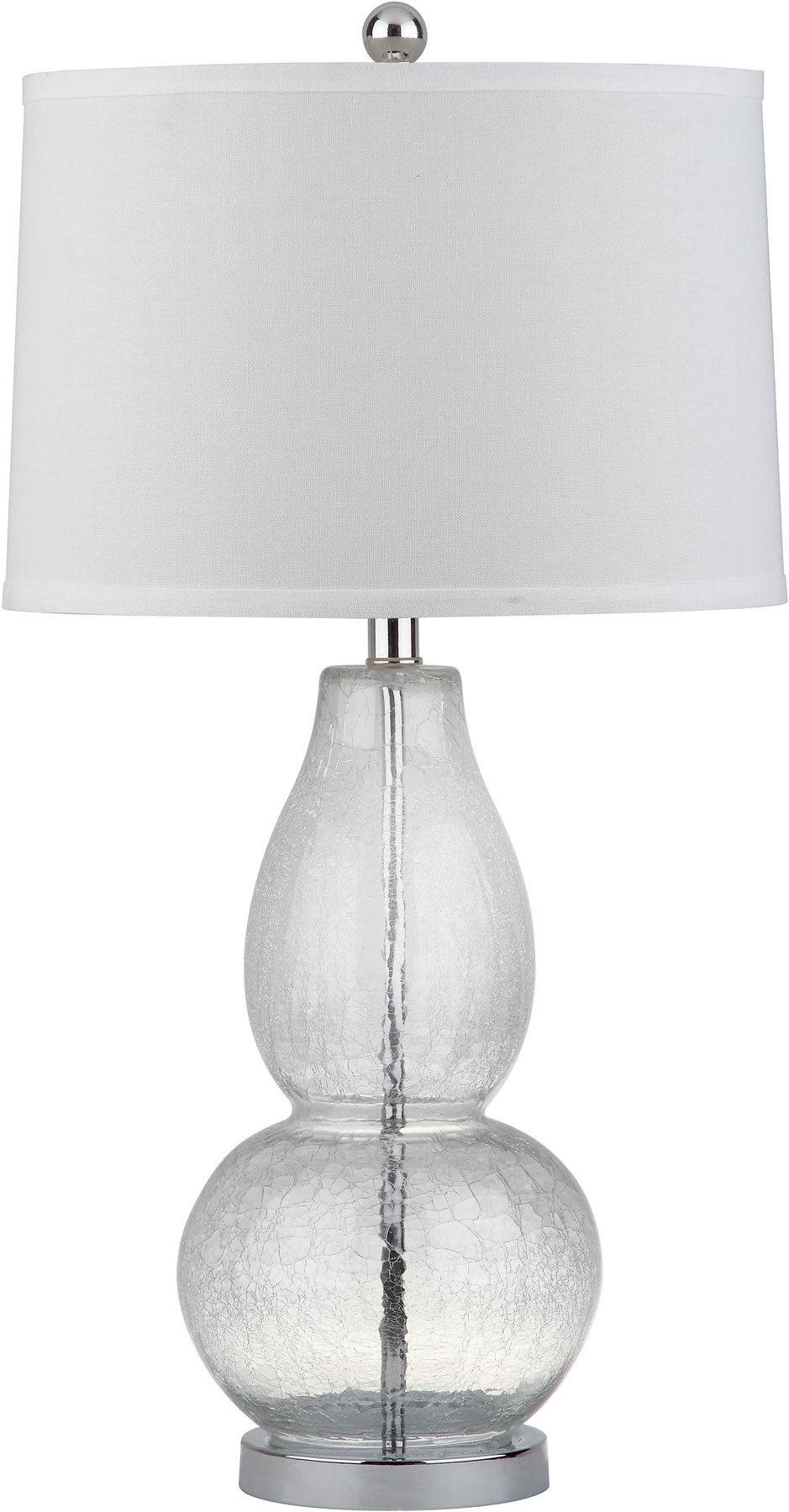 Mercurio 28.5-Inch H Double Gourd Table Lamp - Clear - Arlo Home - Image 0