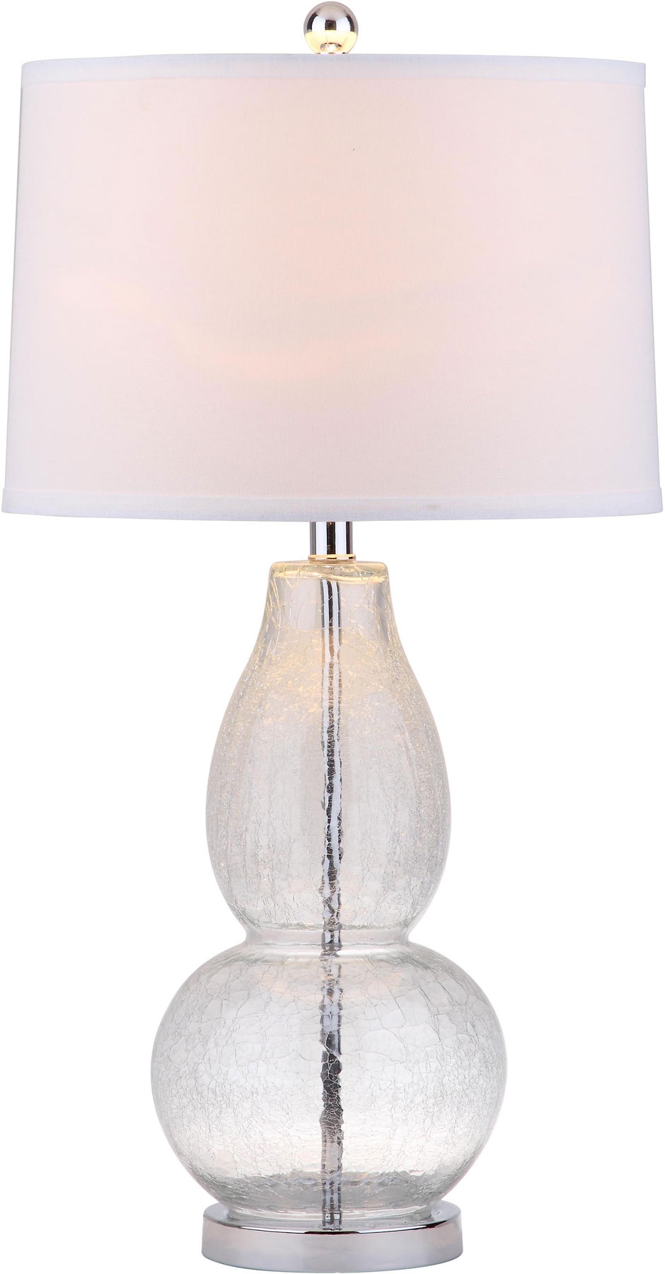 Mercurio 28.5-Inch H Double Gourd Table Lamp - Clear - Arlo Home - Image 1
