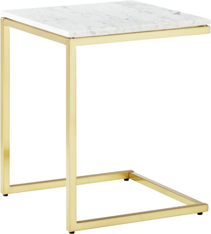 Smart Marble Brass C Table - Image 2