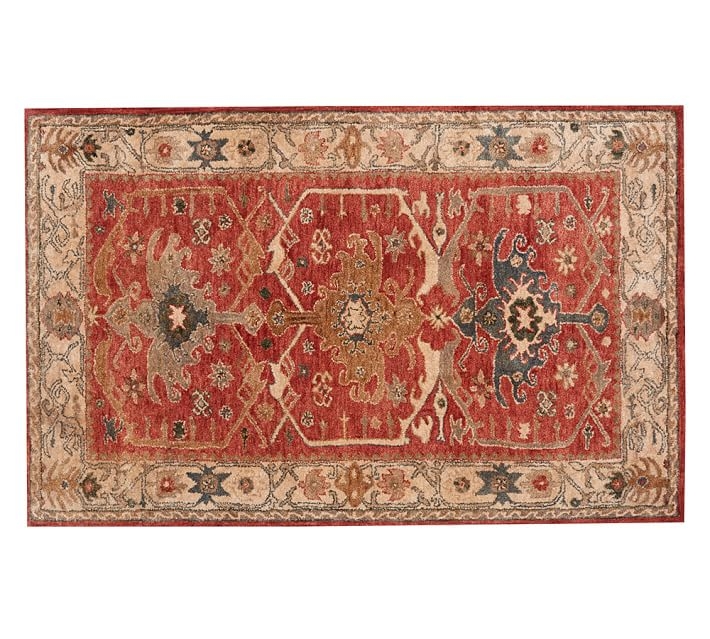 CHANNING PERSIAN RUG, 5 X 8', RED - Image 0