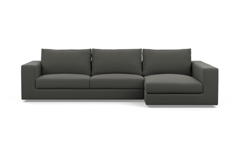 WALTERS FABRIC SOFA WITH RIGHT CHAISE - Image 0