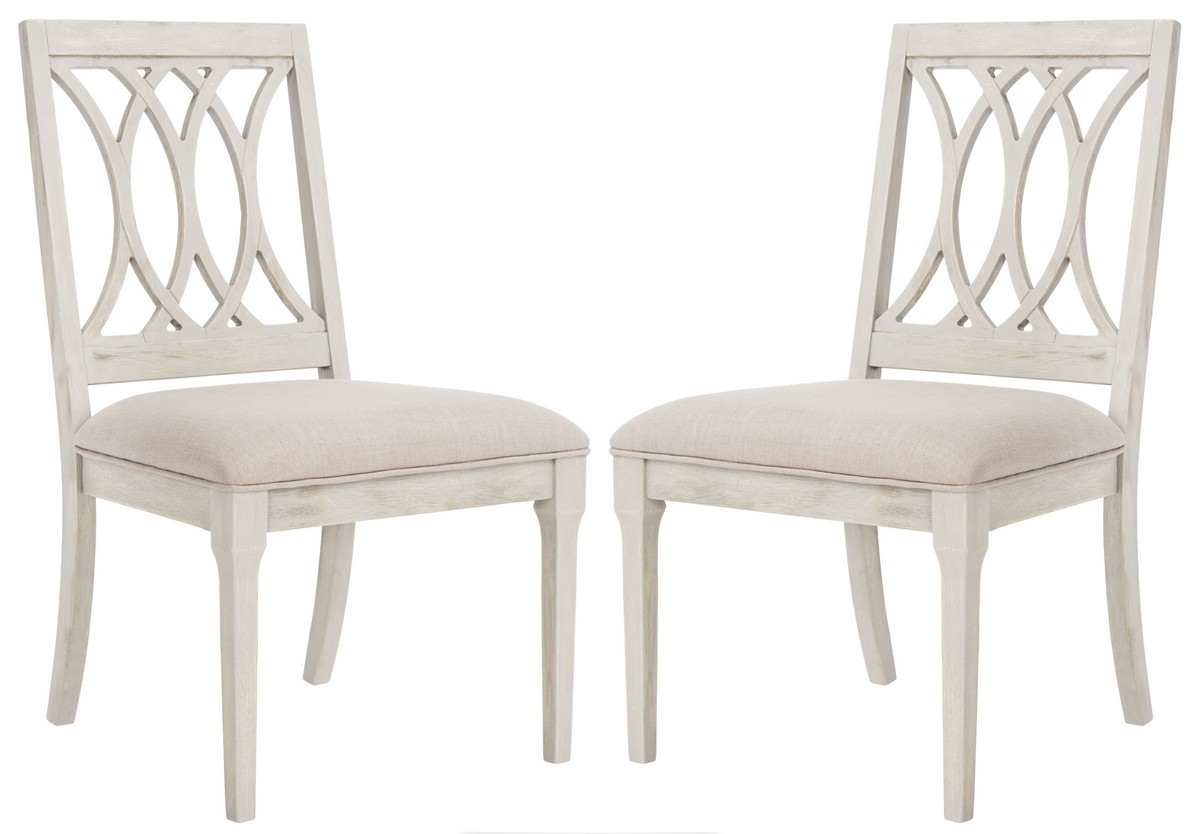 Selena 19''H Linen Side Chair (Set of 2) - Taupe/Rustic Grey - Arlo Home - Image 2