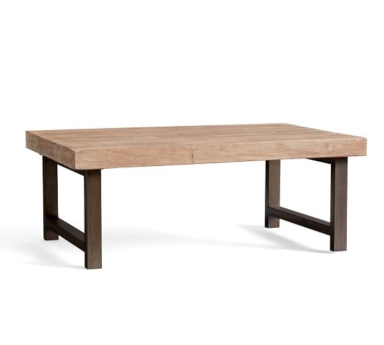 GRIFFIN RECLAIMED WOOD COFFEE TABLE, DUSTY SAFARI - Image 0