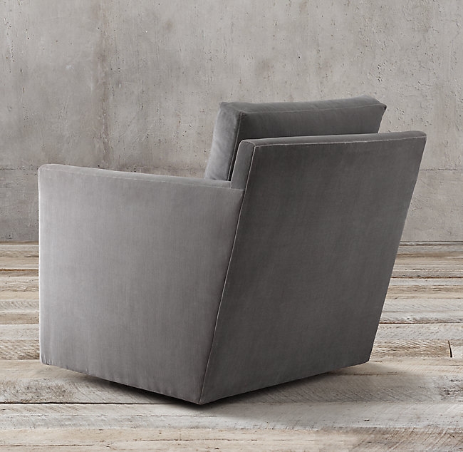 OLIVER TRACK ARM SWIVEL CHAIR - Image 3
