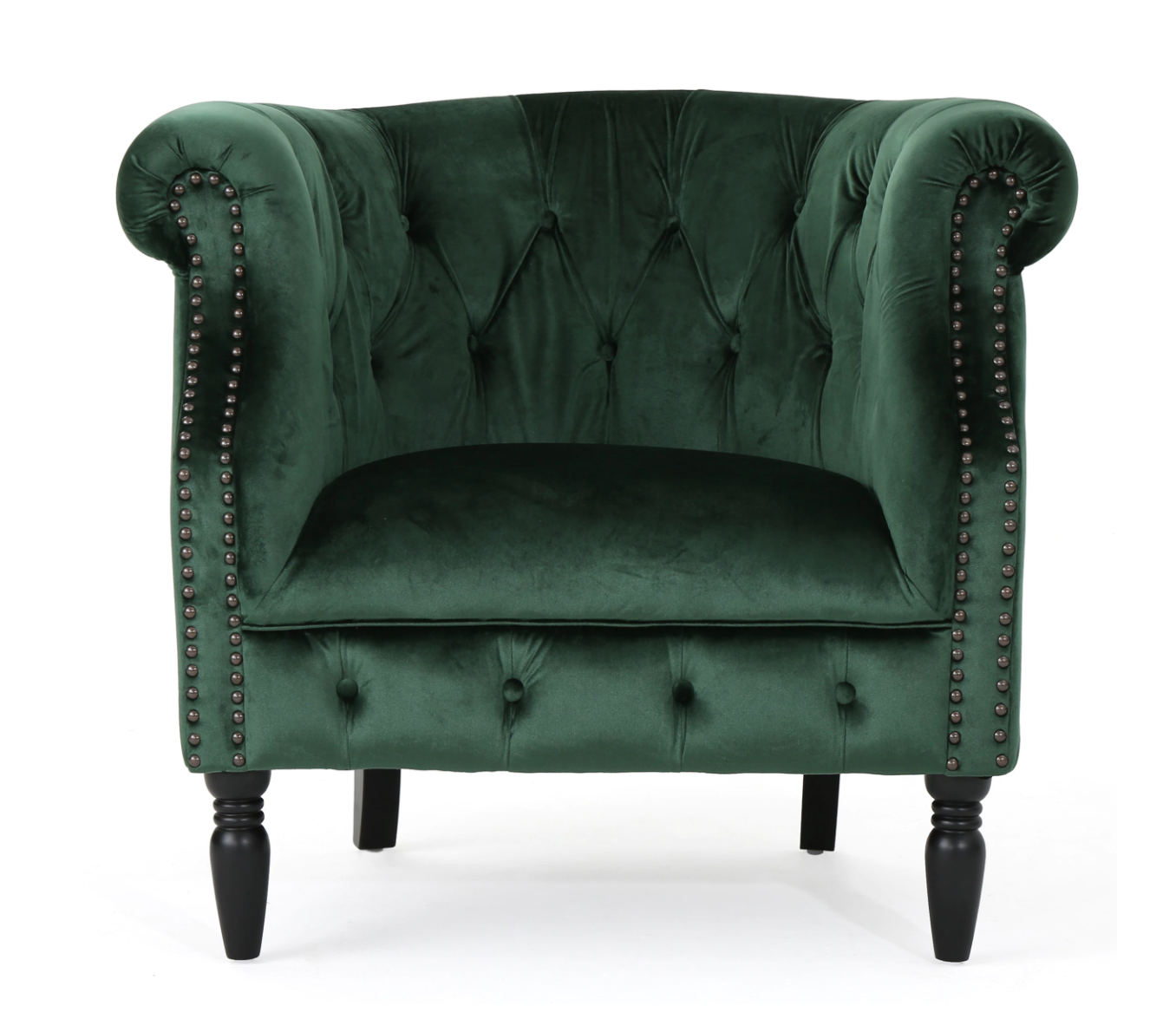 Akira Velvet Club Chair by Christopher Knight Home - Image 0