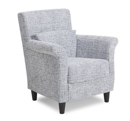 Contemporary Stripes Pattern Arm Chair - Image 1