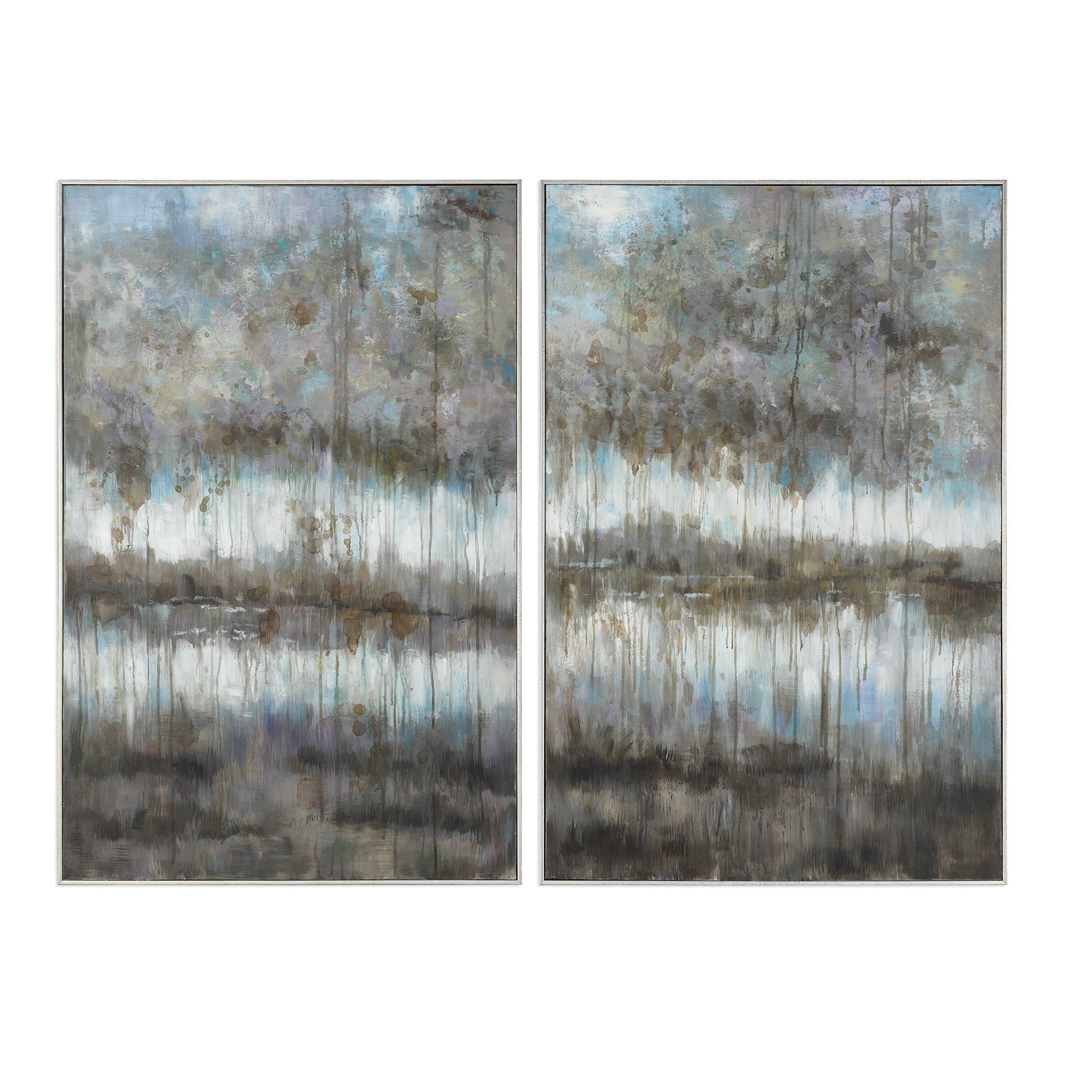 Gray Reflections, Set of 2 - Image 0