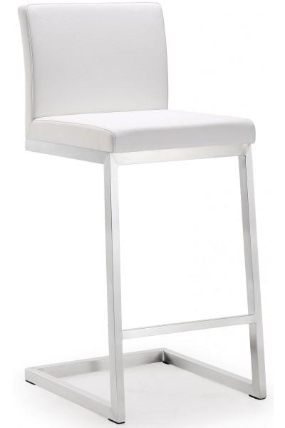 Myla White Lexi Steel Counter Stool - Set of 2 - Image 0