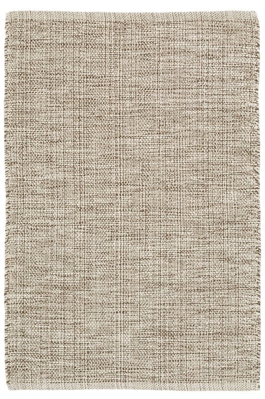 MARLED BROWN WOVEN COTTON RUG - 10' x 14' - Image 0
