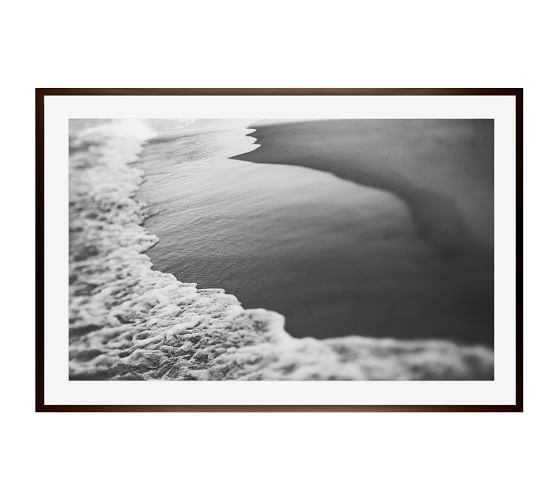 CRESCENT FRAMED PRINT BY ALICIA BOCK _ MAT/LARGE/WOOD GALLERY FRAME - Image 0