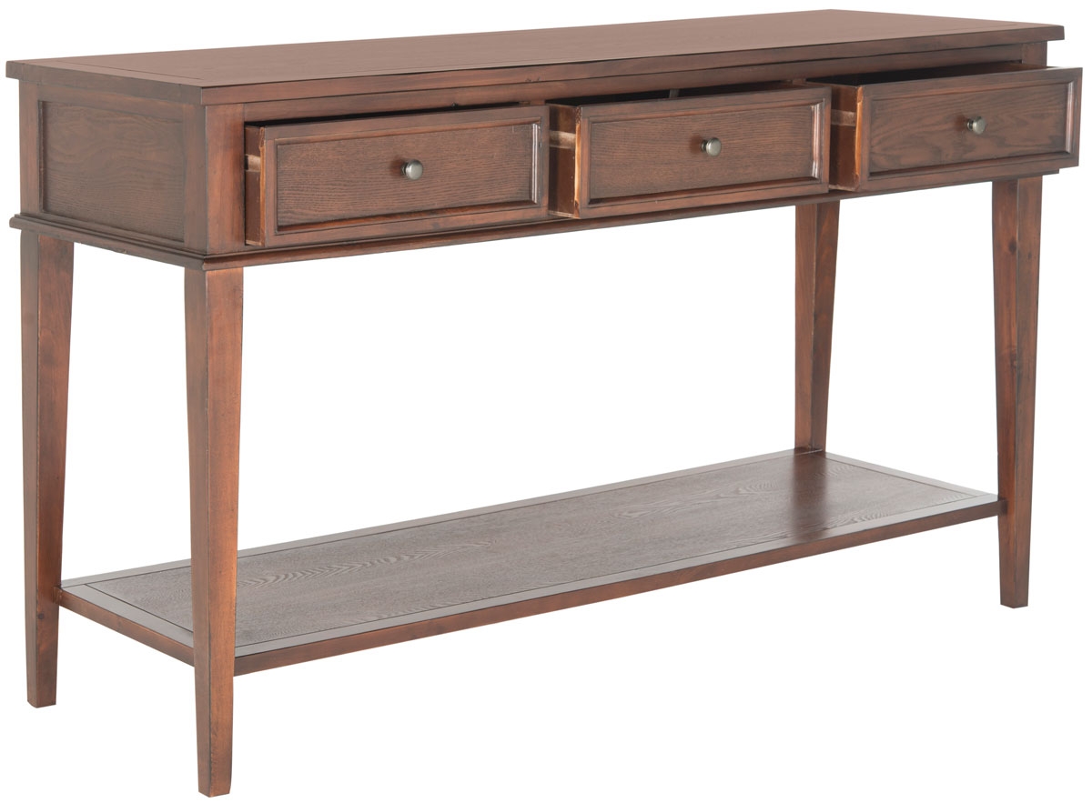 Manelin Console With Storage Drawers - Sepia - Arlo Home - Image 1