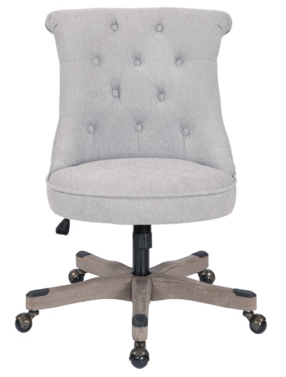 Philipsburg Tufted Office Chair, Fog - Image 0