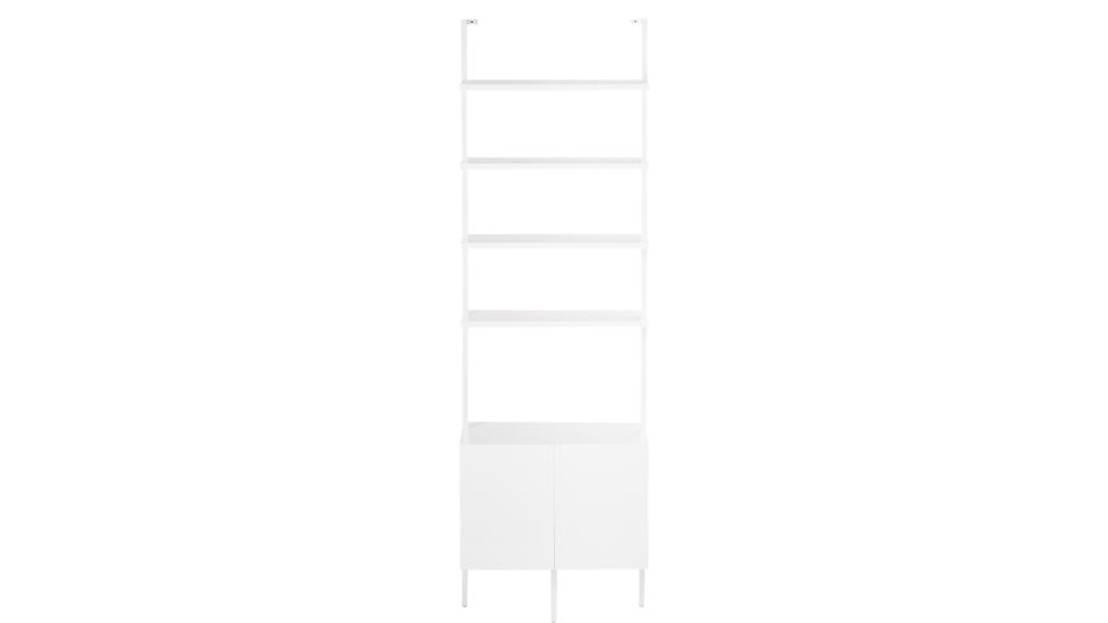stairway white 96" cabinet - Image 1