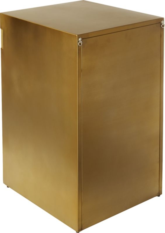 Gold File Cabinet - Image 2