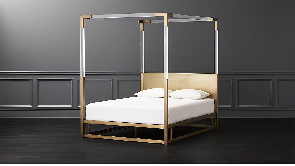 acrylic canopy bed - Image 0