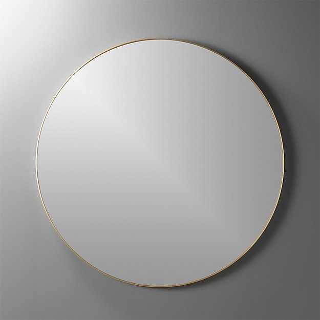 INFINITY 36" ROUND COPPER WALL MIRROR - Image 0