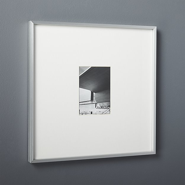 Gallery Brushed Silver 8x10 Picture Frame - Image 0