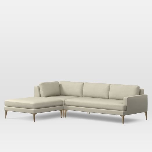 Andes 3-Piece Sectional - Left - Arm Sofa + Ottoman + Corner - Image 0