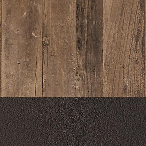 Flatiron Desk - Reclaimed Natural Elm & Rust Metal, 48"W - Image 1