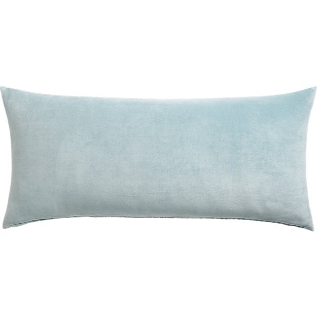 36"x16" leisure artic blue pillow - Image 0