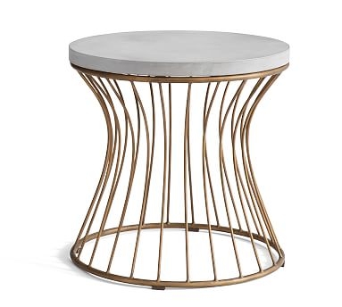 Lima Side Table, Brass - Image 0