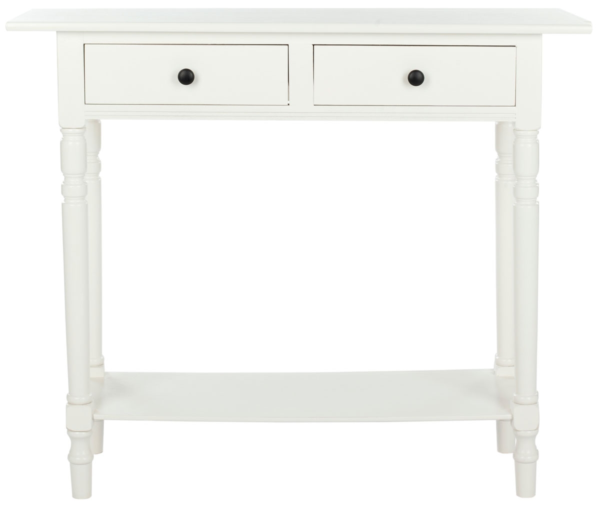 Rosemary 2 Drawer Console - Distressed Cream - Arlo Home - Image 0