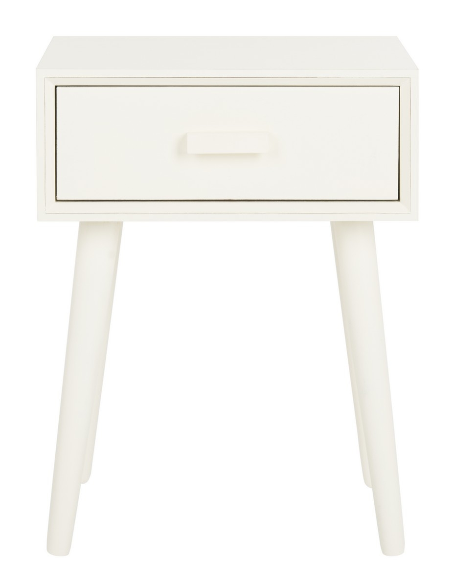 Lyle One Drawer Side Table - Antique/White - Arlo Home - Image 0