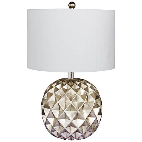 Trilogy 19 1/2" High Silver Foil Accent Table Lamp - Image 0