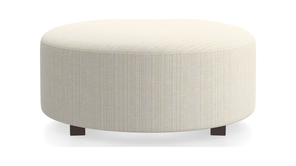Syd 38" Round Cocktail Ottoman - Image 0