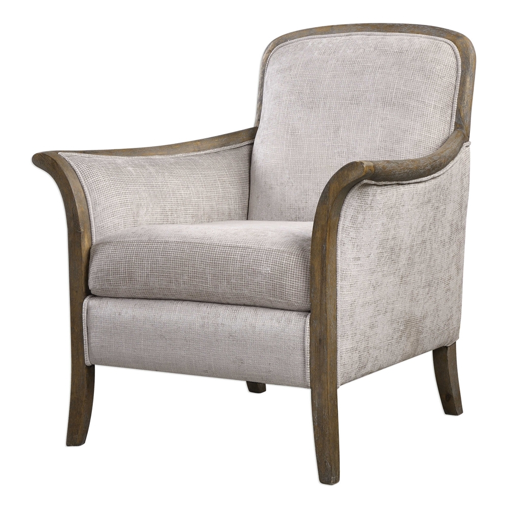 Brittoney Taupe Armchair - Image 3