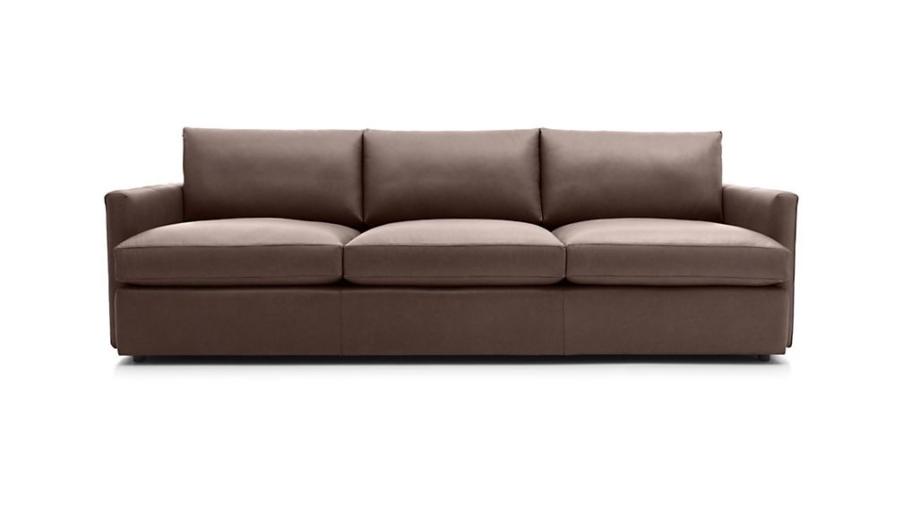 Lounge II Leather 3-Seat 105" Grande Sofa - Image 0