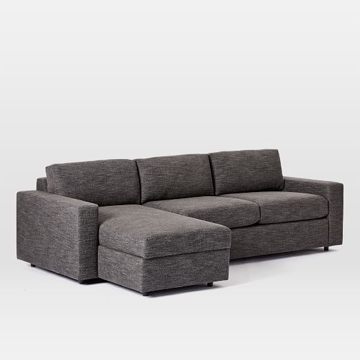 Urban Sleeper Sectional W/ Storage, Left Chaise - Image 0