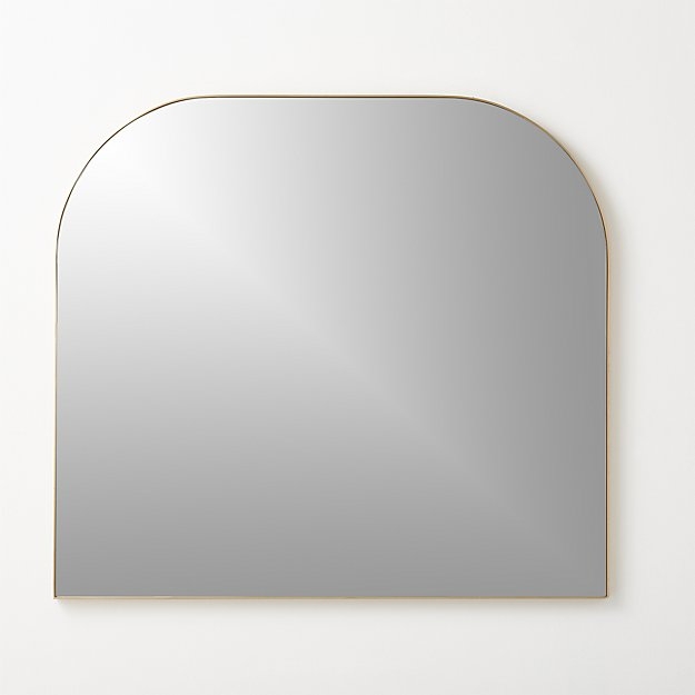 Infinity Black Mantel Mirror - Image 1