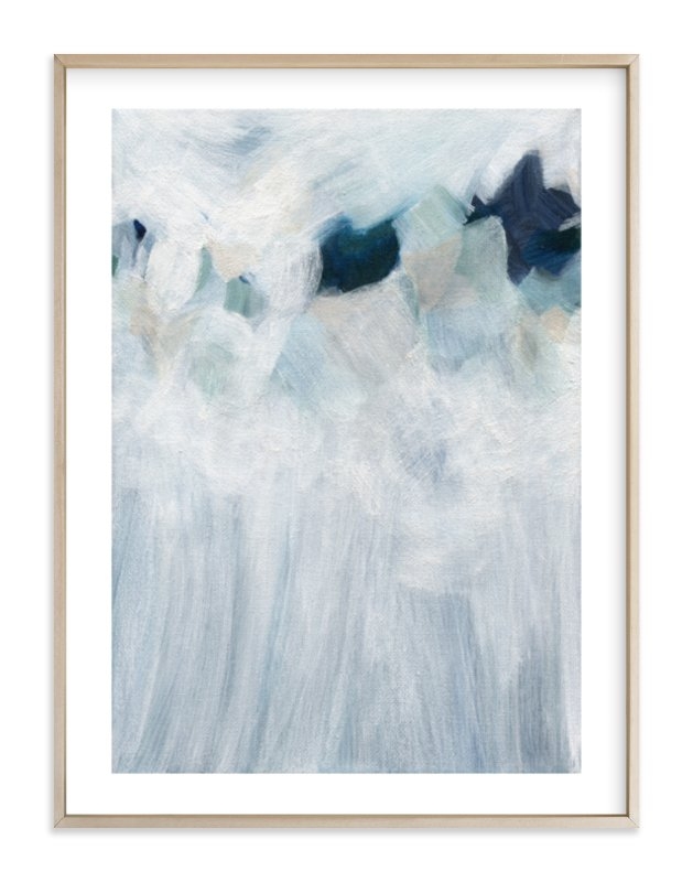 anemone  - 16"x20" - Matte Brass Frame - White Border - Image 0