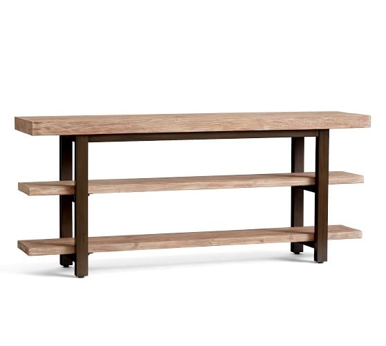 GRIFFIN RECLAIMED WOOD MEDIA CONSOLE - FINISH: RECLAIMED DUSTY SAFARI - Image 0