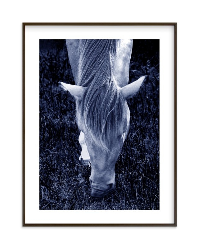 Mystery Horse - 18x24 - matte black frame/white border - Image 0