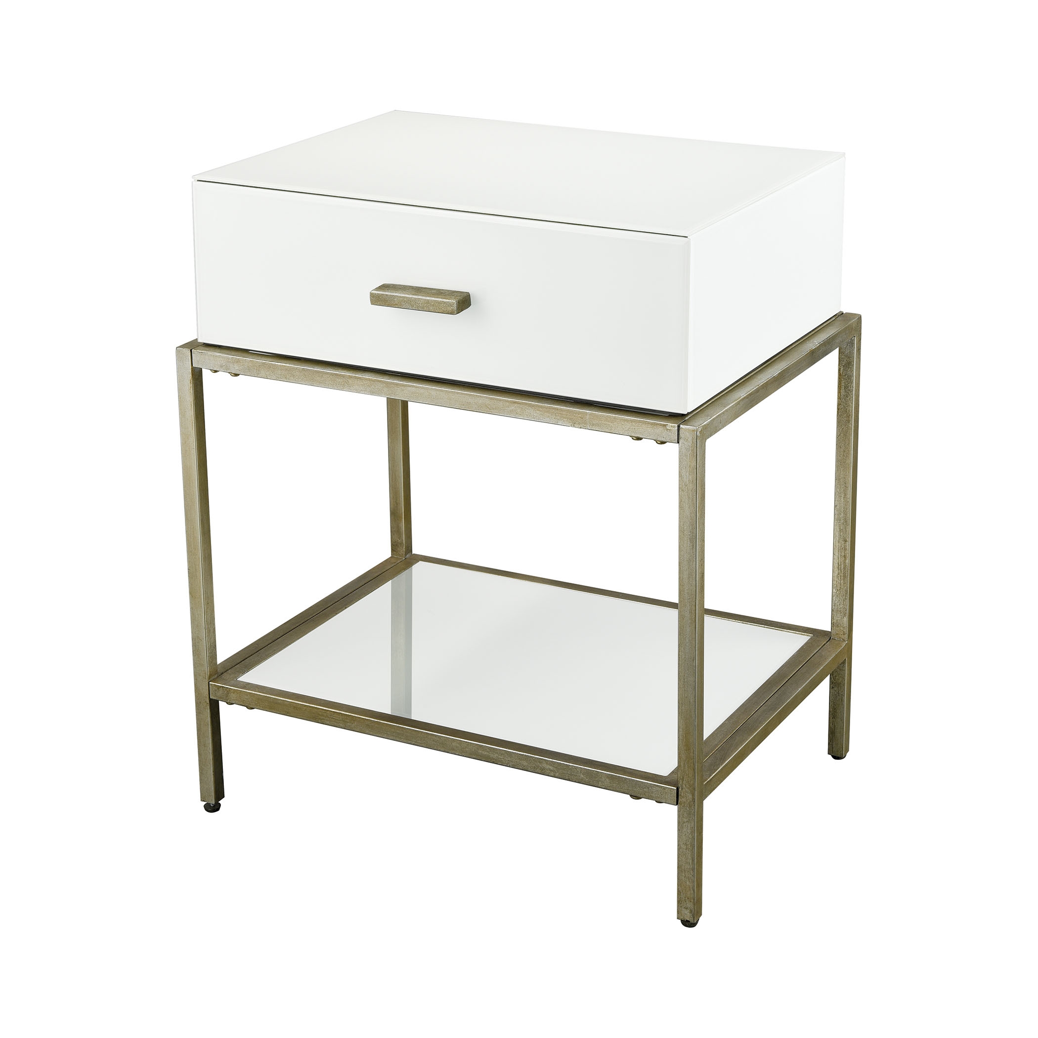 Evans White Side Table - Image 0