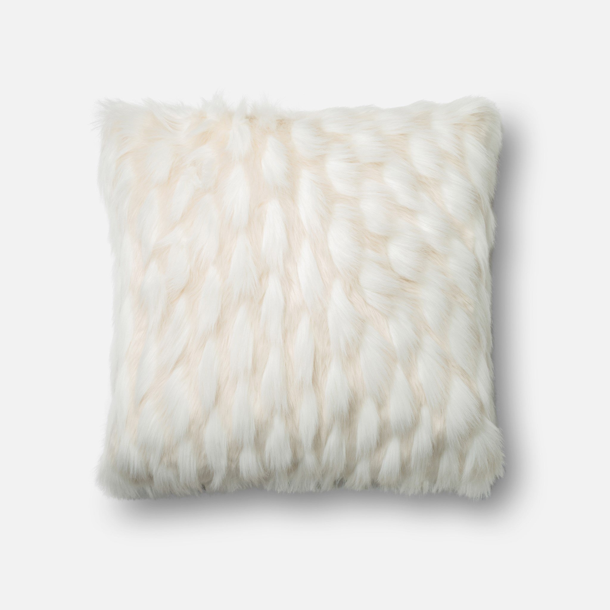 Loloi Pillows P0265 White 22" x 22" Cover w/Down - Image 0