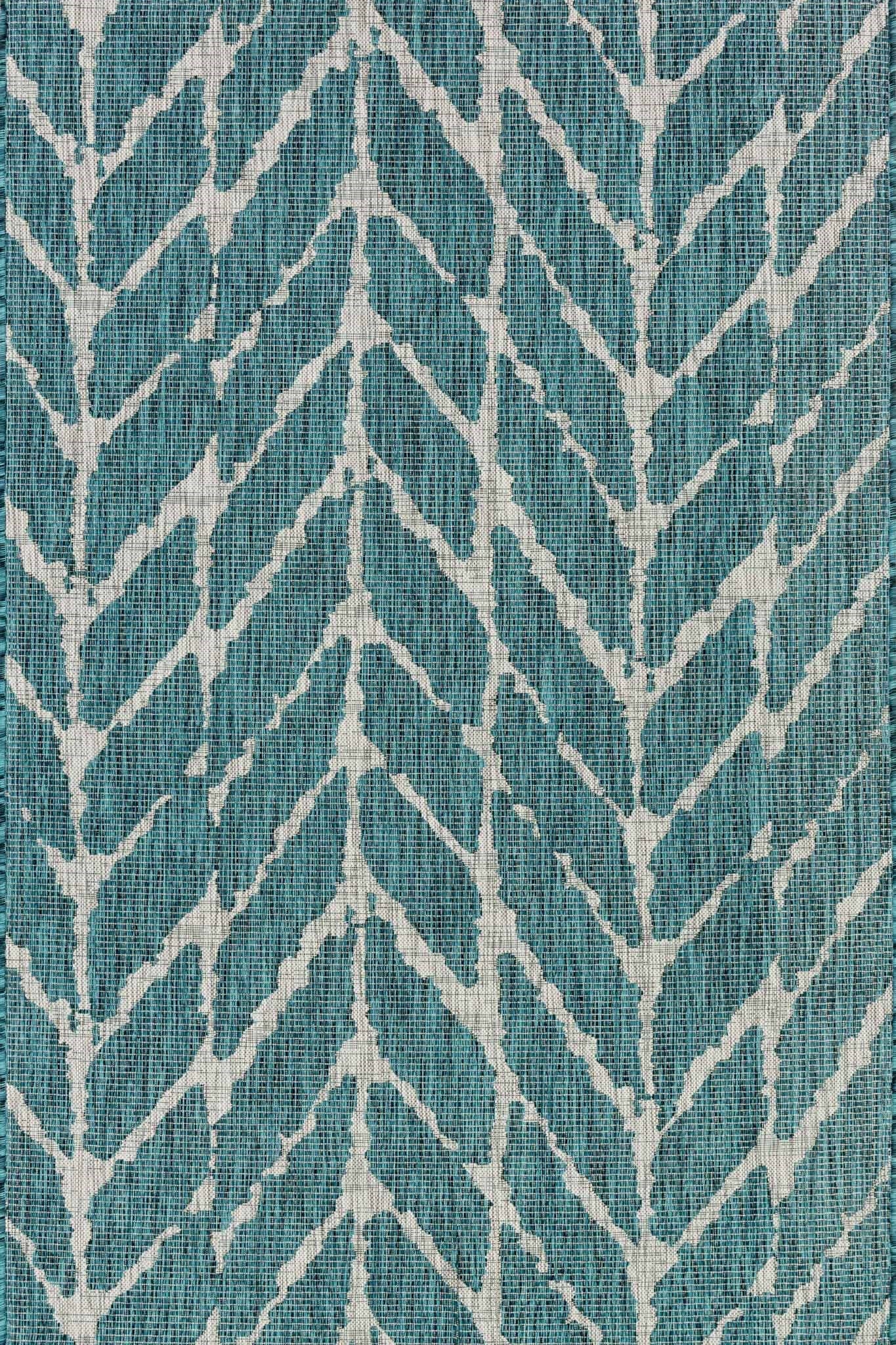 Loloi Isle Teal / Grey 9'-2" x 12'-1" - Image 0
