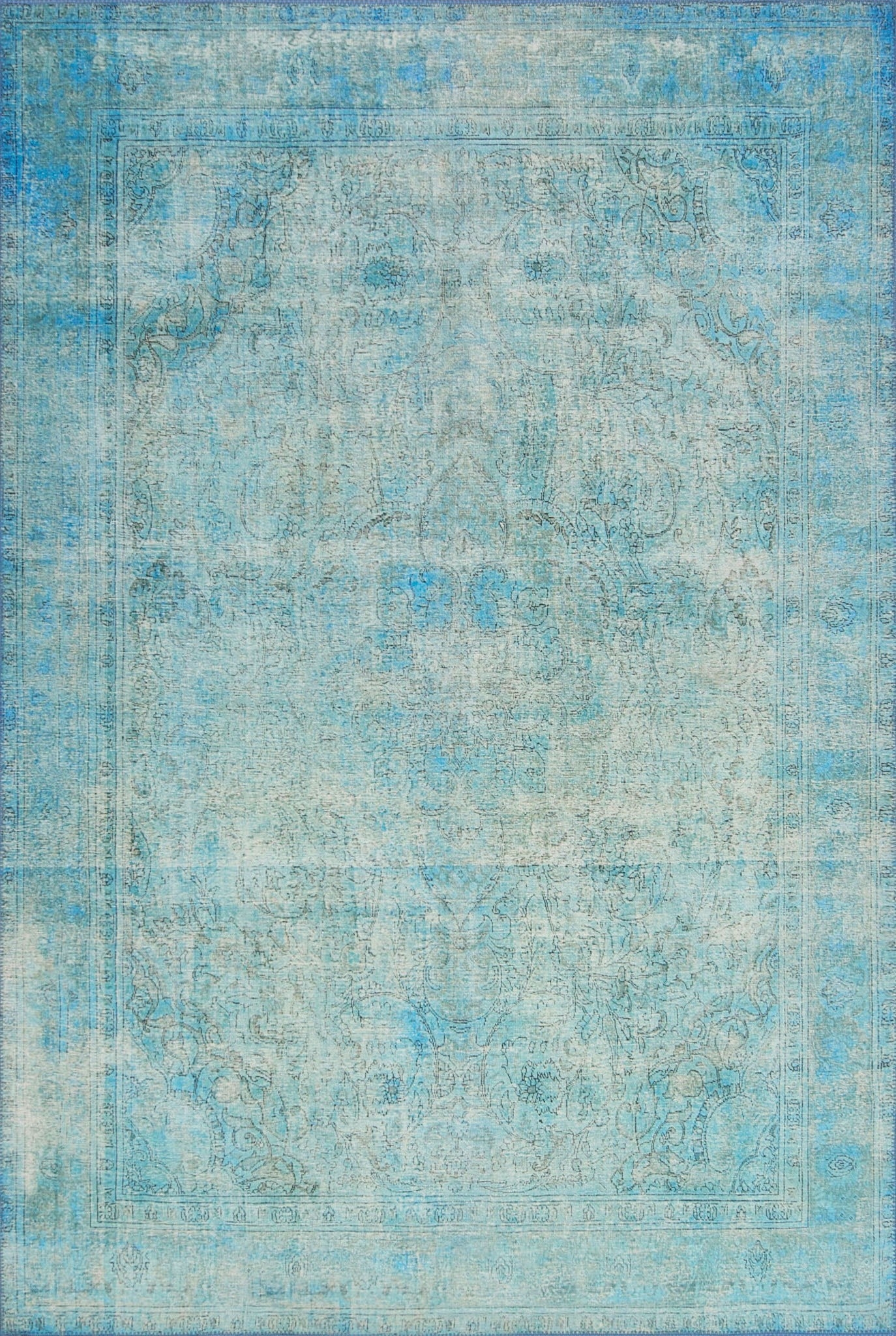 Loloi Loren Aqua 2'-6" x 7'-6" - Image 0