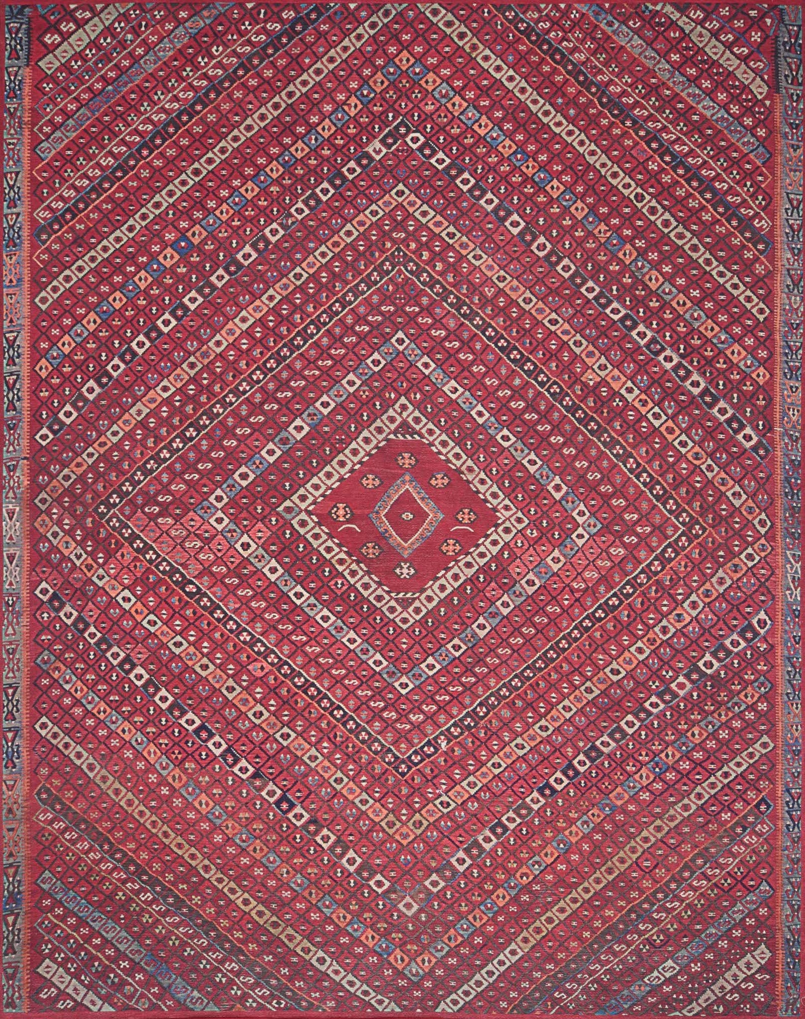 LUCCA Rug RED / MULTI 7'-6" x 9'-6" - Image 0