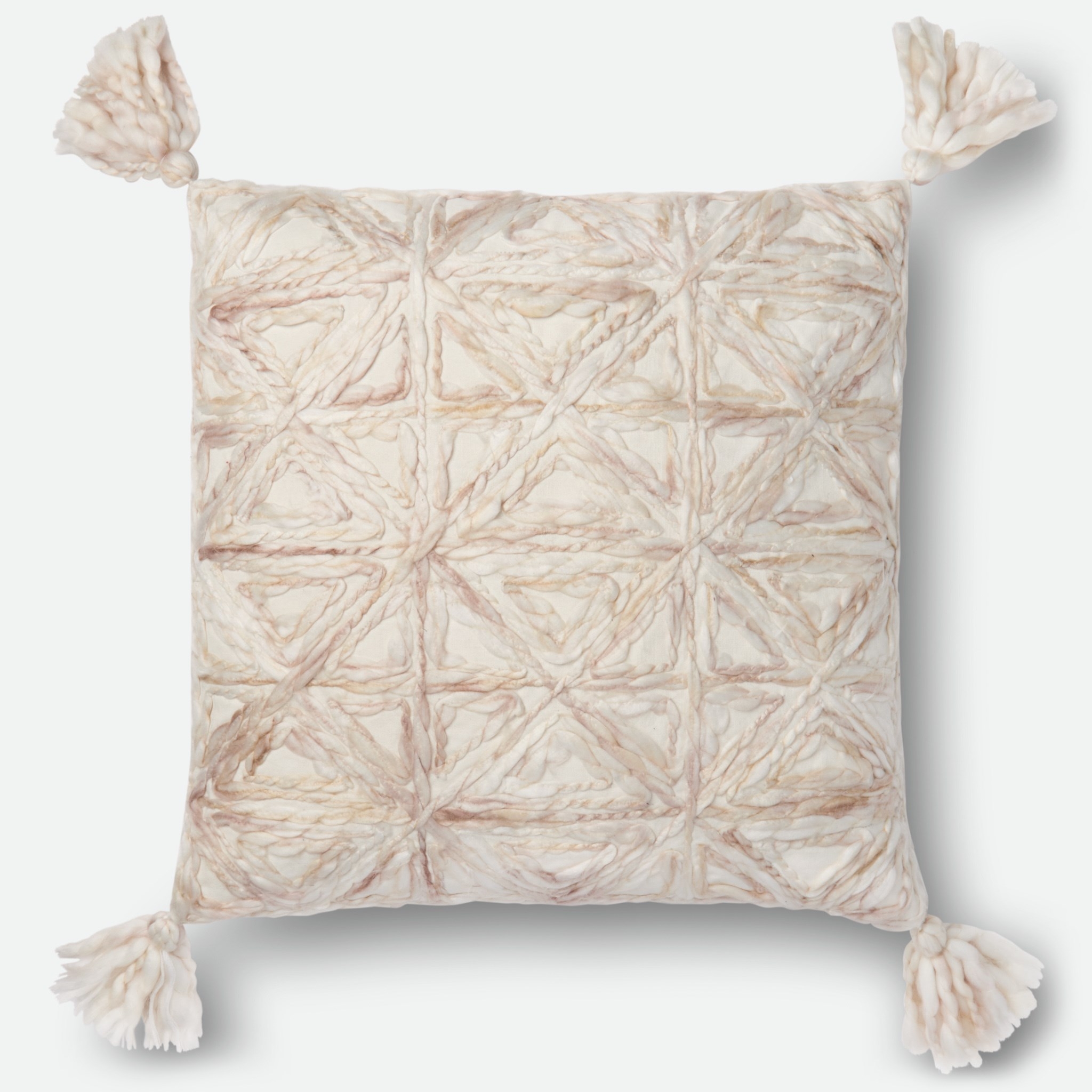 PILLOWS Pillow NATURAL 22" X 22" Cover w/Down - Image 0