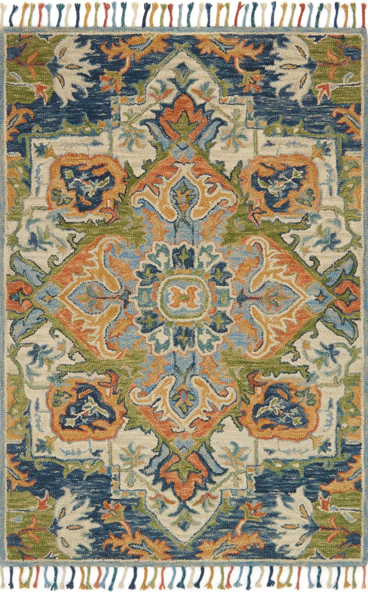 Loloi Zharah Blue / Multi 5'-0" x 7'-6" - Image 0
