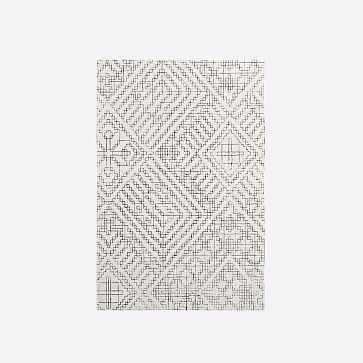 Stone Tile Rug, Slate, 8' x 10' - Image 0